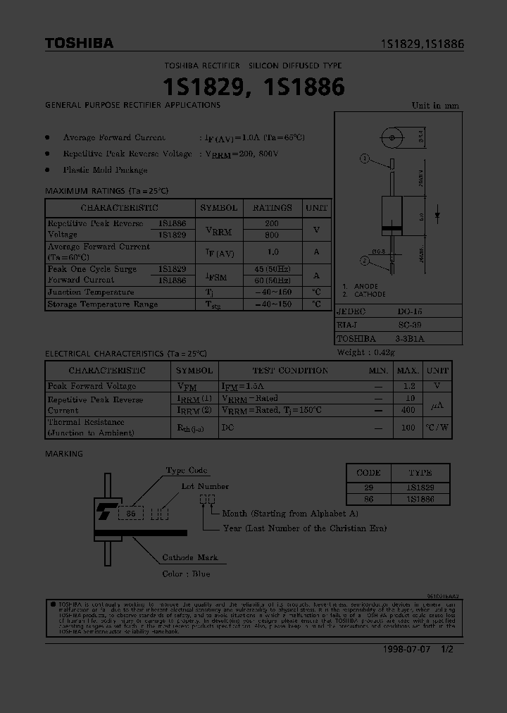 1S1886_187293.PDF Datasheet
