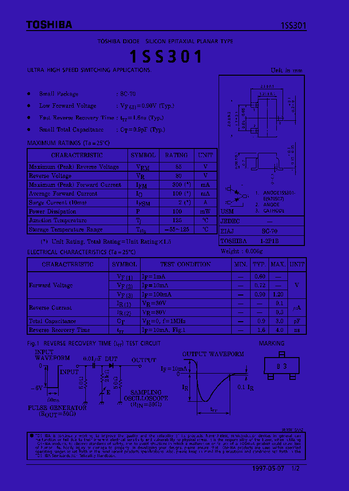1SS301_16258.PDF Datasheet