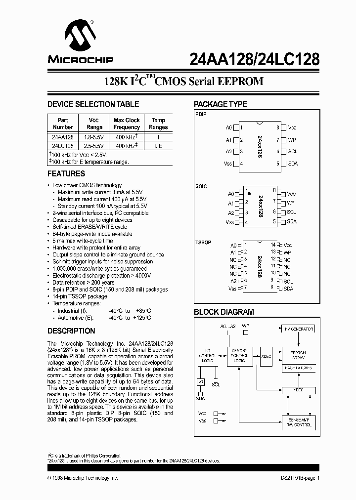 24LC128_194699.PDF Datasheet