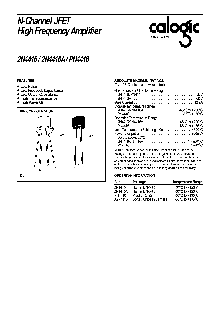 2N4416_180499.PDF Datasheet