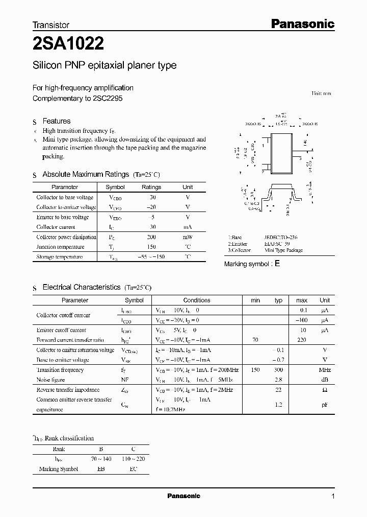 2SA1022_5982.PDF Datasheet