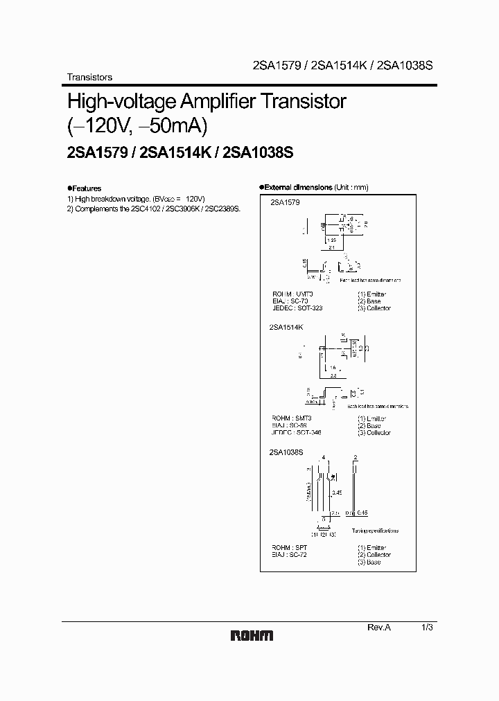 2SA1038S_5997.PDF Datasheet