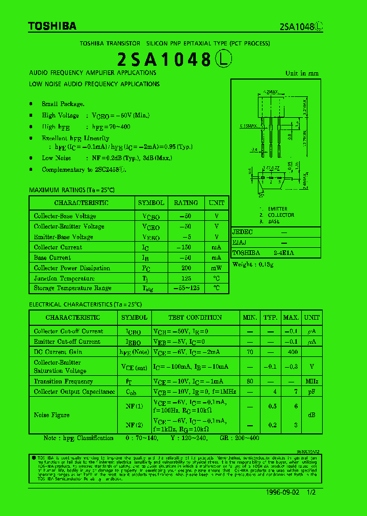 2SA1048L_5999.PDF Datasheet
