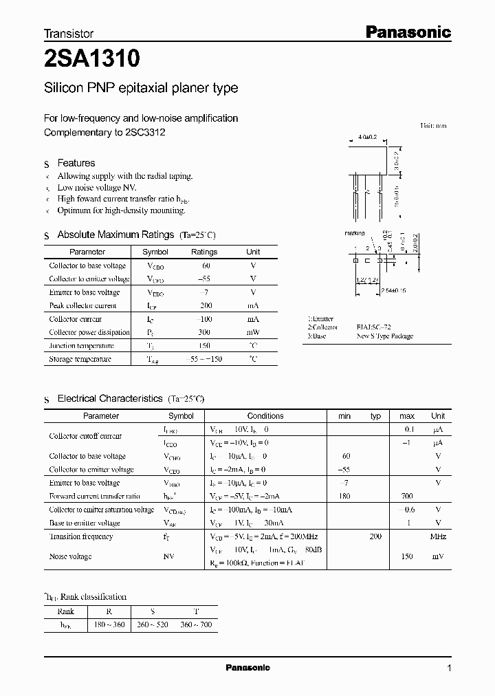 2SA1310_15589.PDF Datasheet