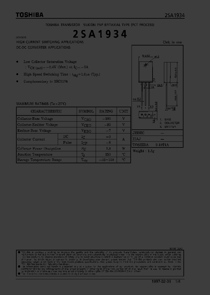 2SA1934_191400.PDF Datasheet