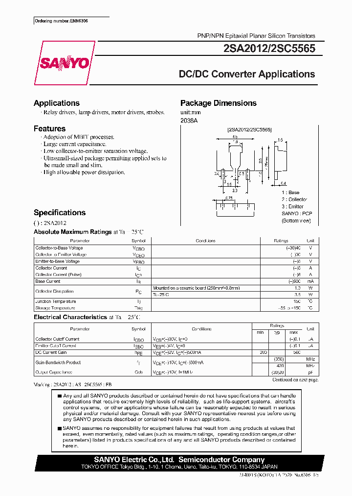 2SA2012_6155.PDF Datasheet