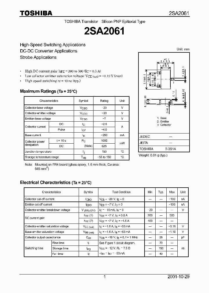 2SA2061_6183.PDF Datasheet