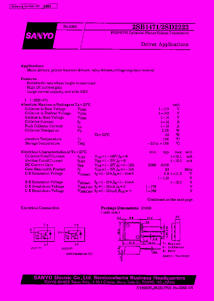 2SB1471_146809.PDF Datasheet