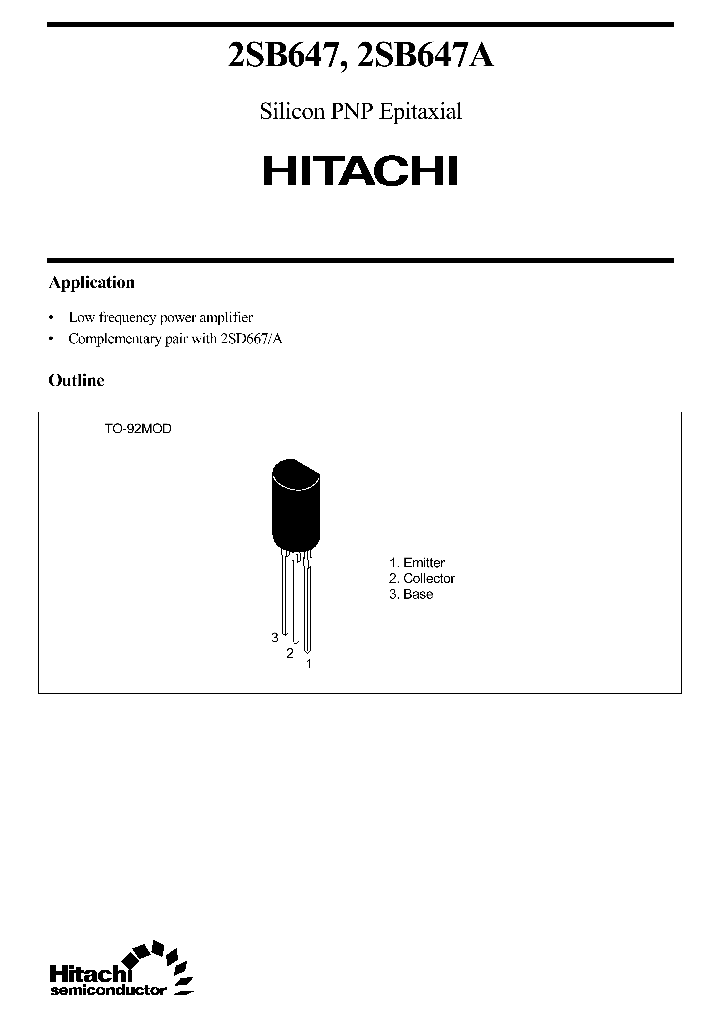 2SB647_6853.PDF Datasheet