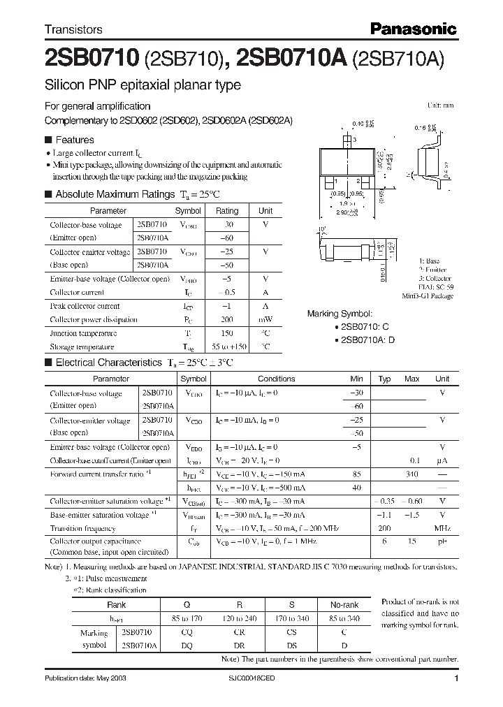 2SB710_6884.PDF Datasheet