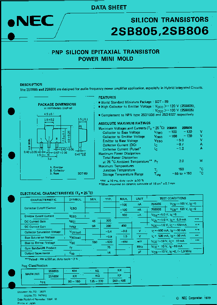 2SB805_6938.PDF Datasheet