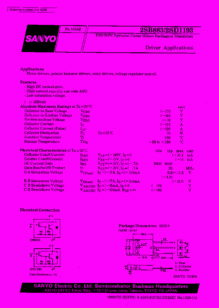 2SB883_6969.PDF Datasheet