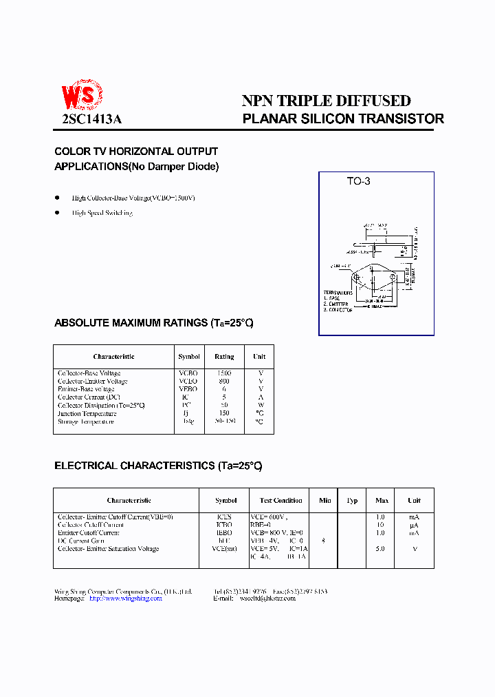 2SC1413A_42867.PDF Datasheet