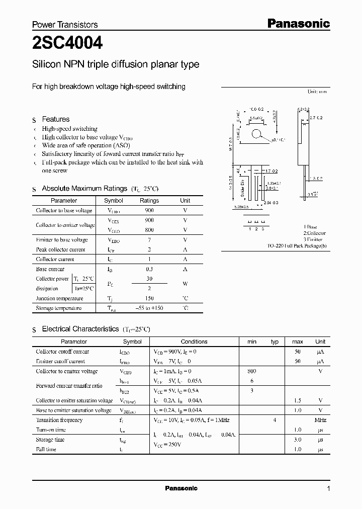2SC4004_159952.PDF Datasheet