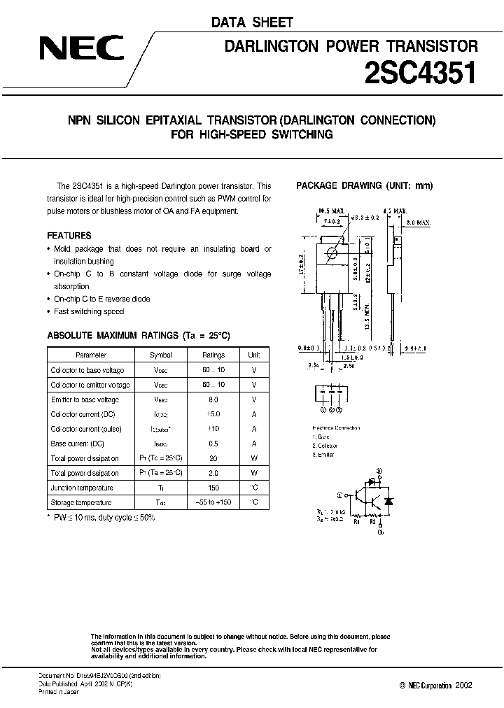 2SC4351_186336.PDF Datasheet