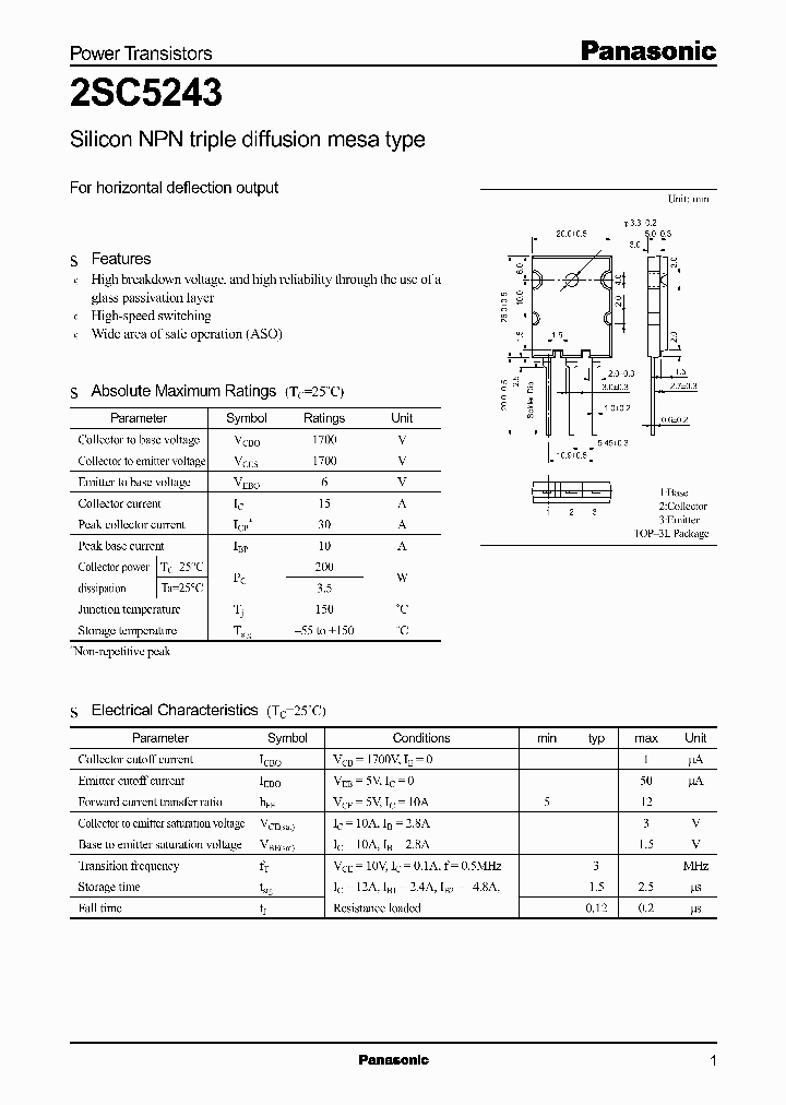 2SC5243_195233.PDF Datasheet