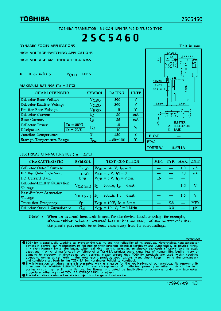 2SC5460_161586.PDF Datasheet