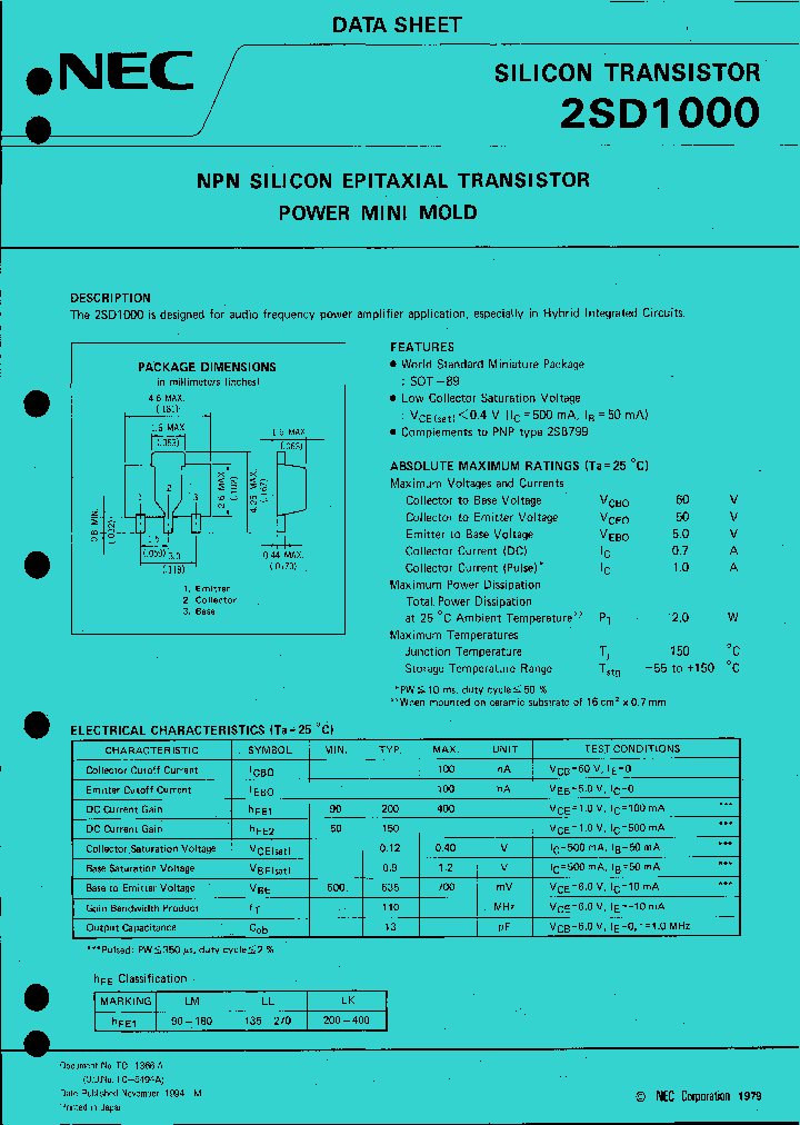 2SD1000_7199.PDF Datasheet
