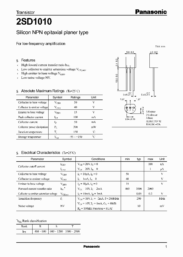 2SD1010_7204.PDF Datasheet
