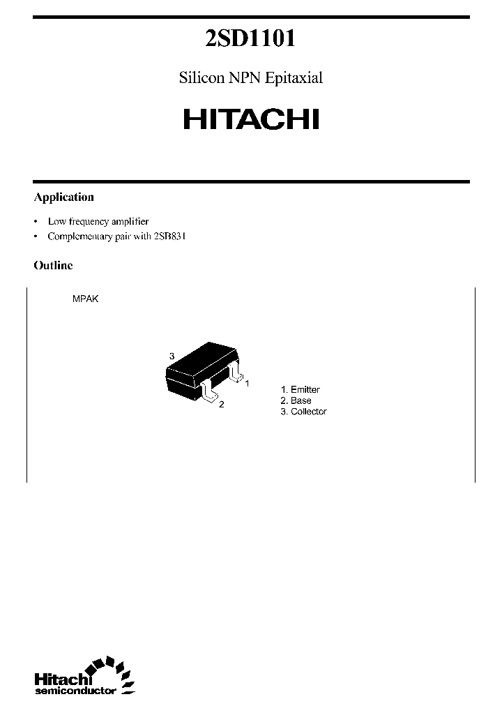 2SD1101_7242.PDF Datasheet