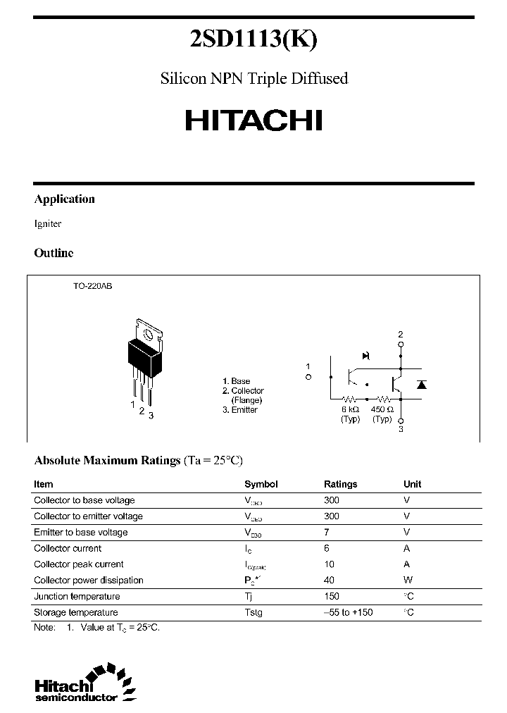 2SD1113_7245.PDF Datasheet