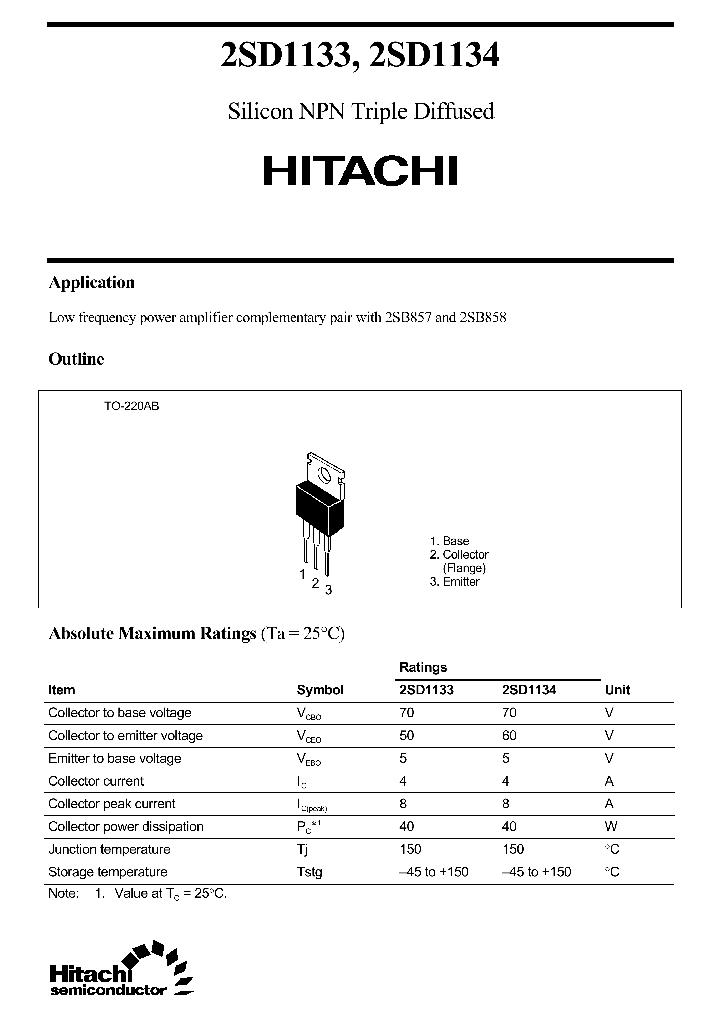 2SD1133_7253.PDF Datasheet