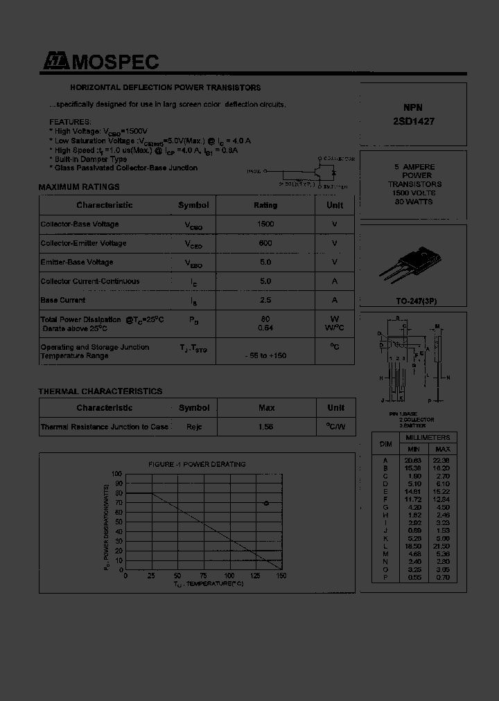2SD1427_187608.PDF Datasheet