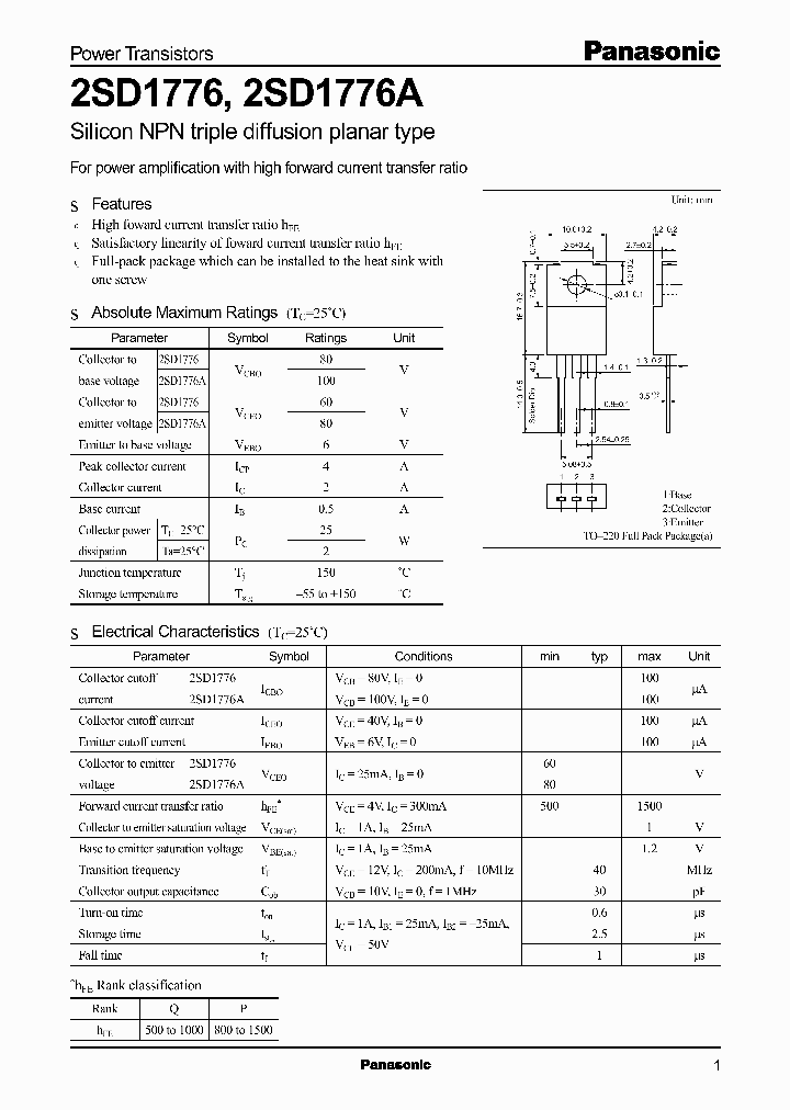 2SD1776_176388.PDF Datasheet