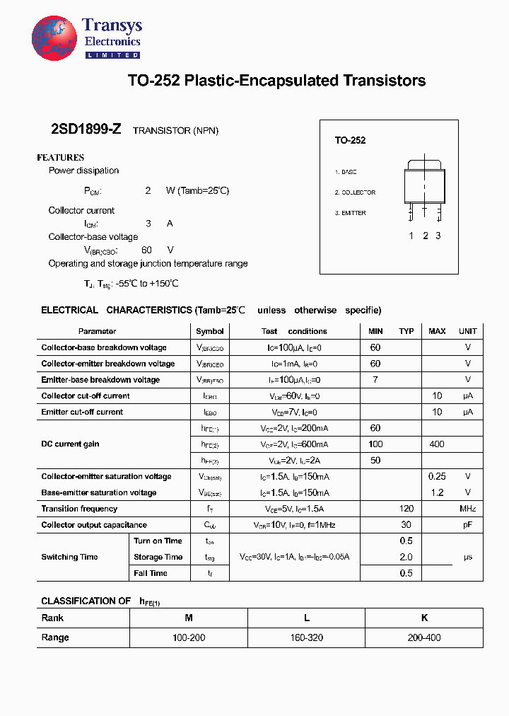 2SD1899_152572.PDF Datasheet
