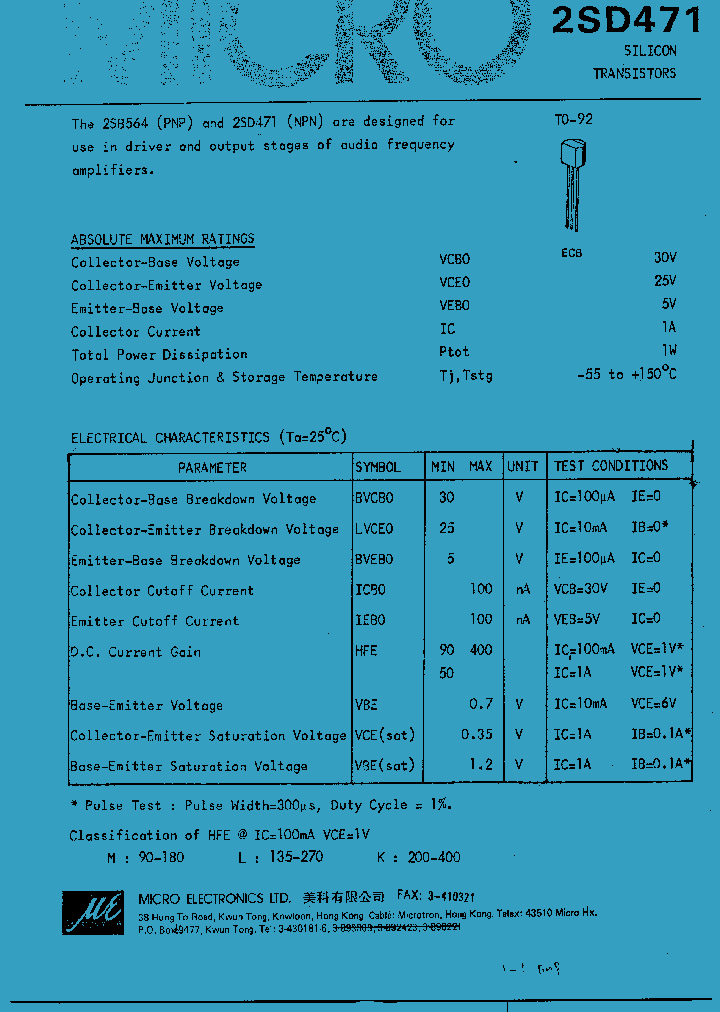 2SB564_6830.PDF Datasheet