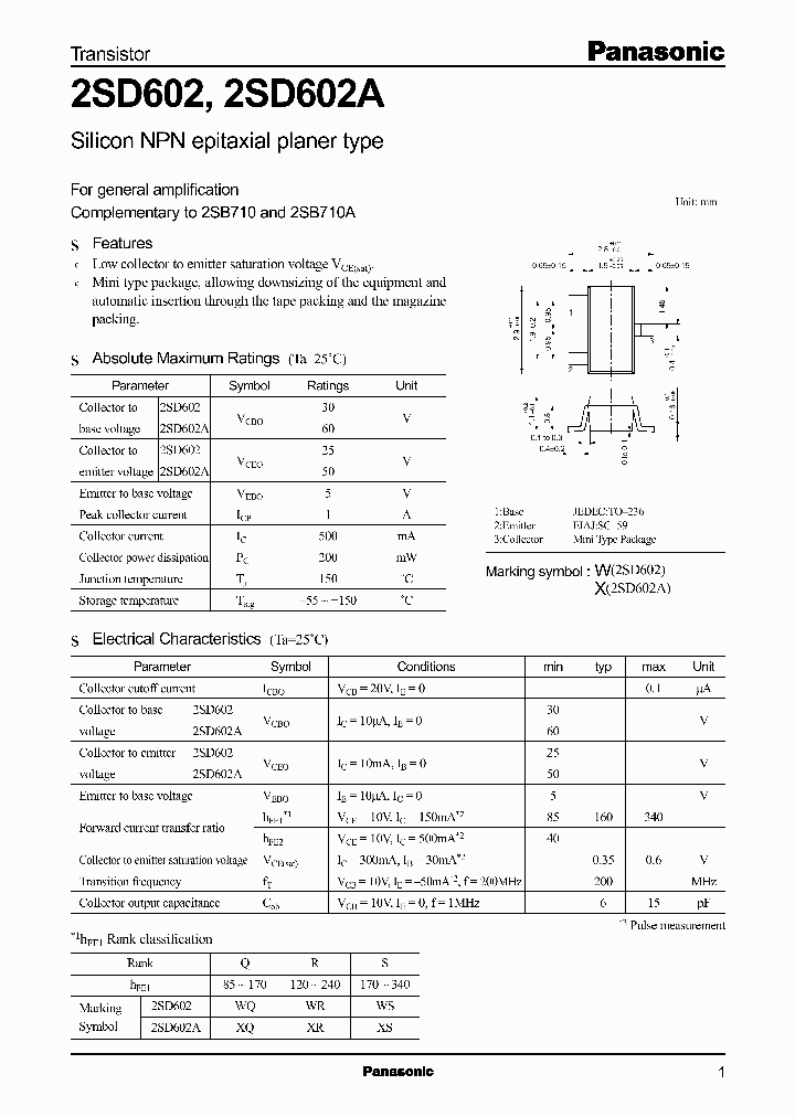 2SD602_7340.PDF Datasheet