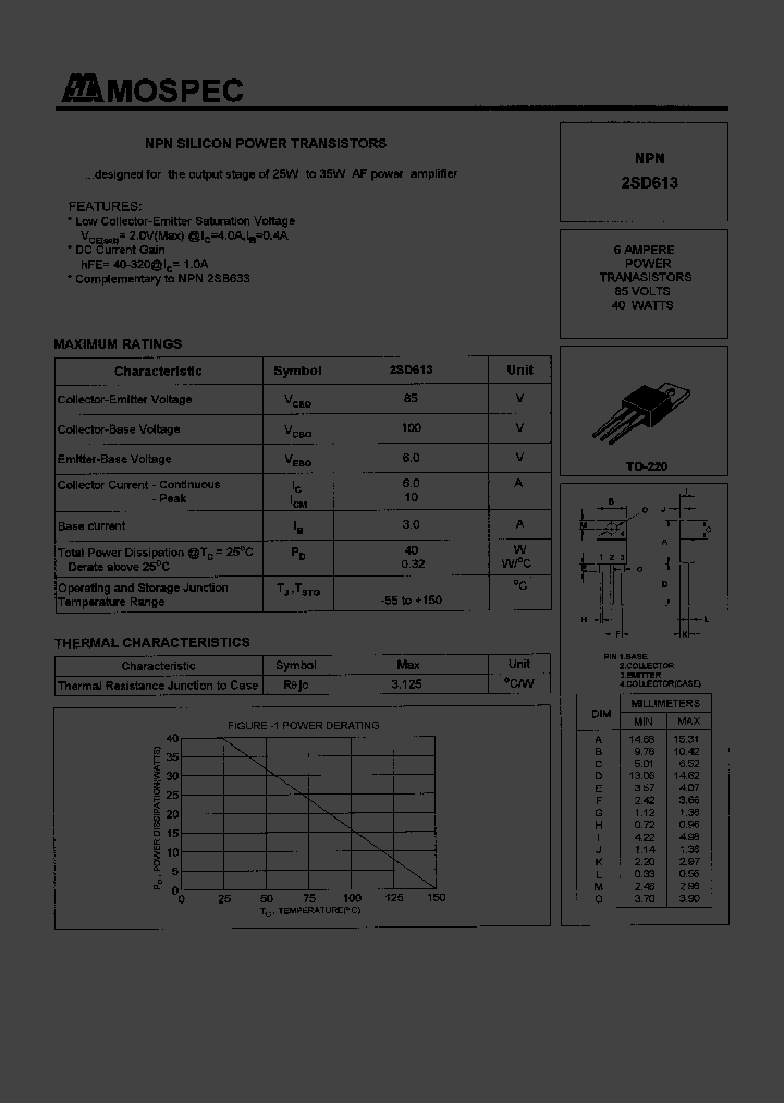 2SD613_7344.PDF Datasheet