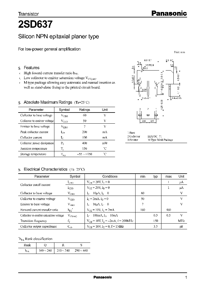 2SD637_7352.PDF Datasheet