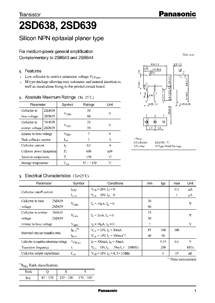 2SD638_7353.PDF Datasheet