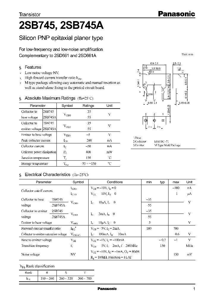 2SB745_6901.PDF Datasheet