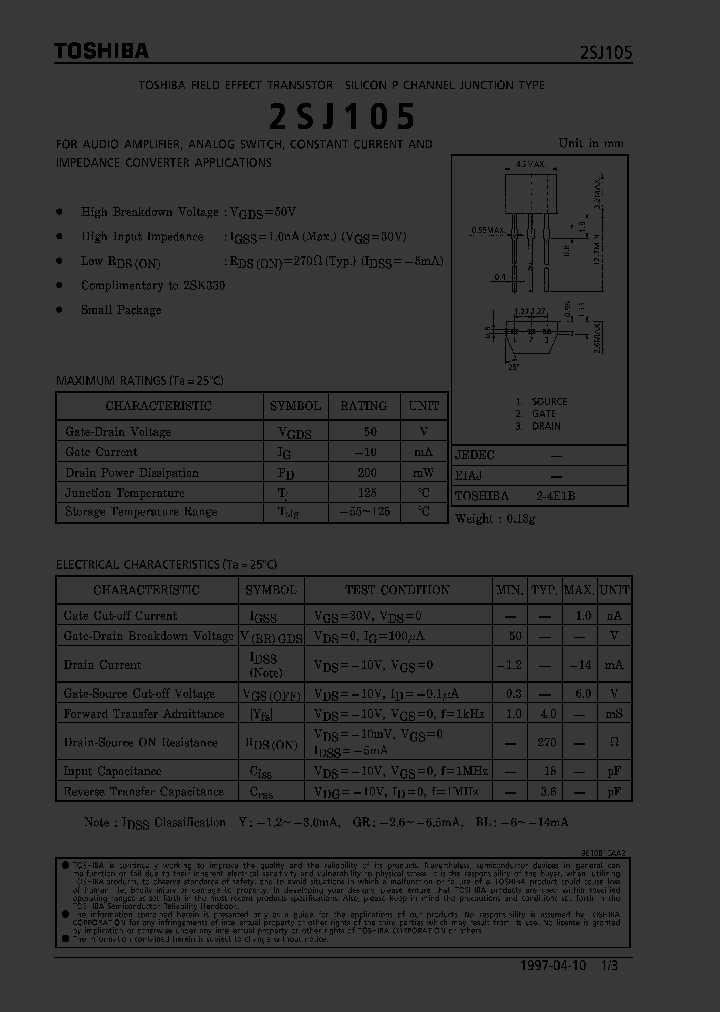 2SJ105_12665.PDF Datasheet