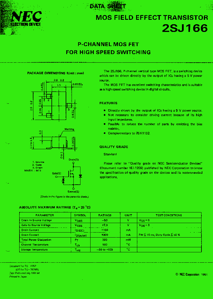 2SJ166_12690.PDF Datasheet
