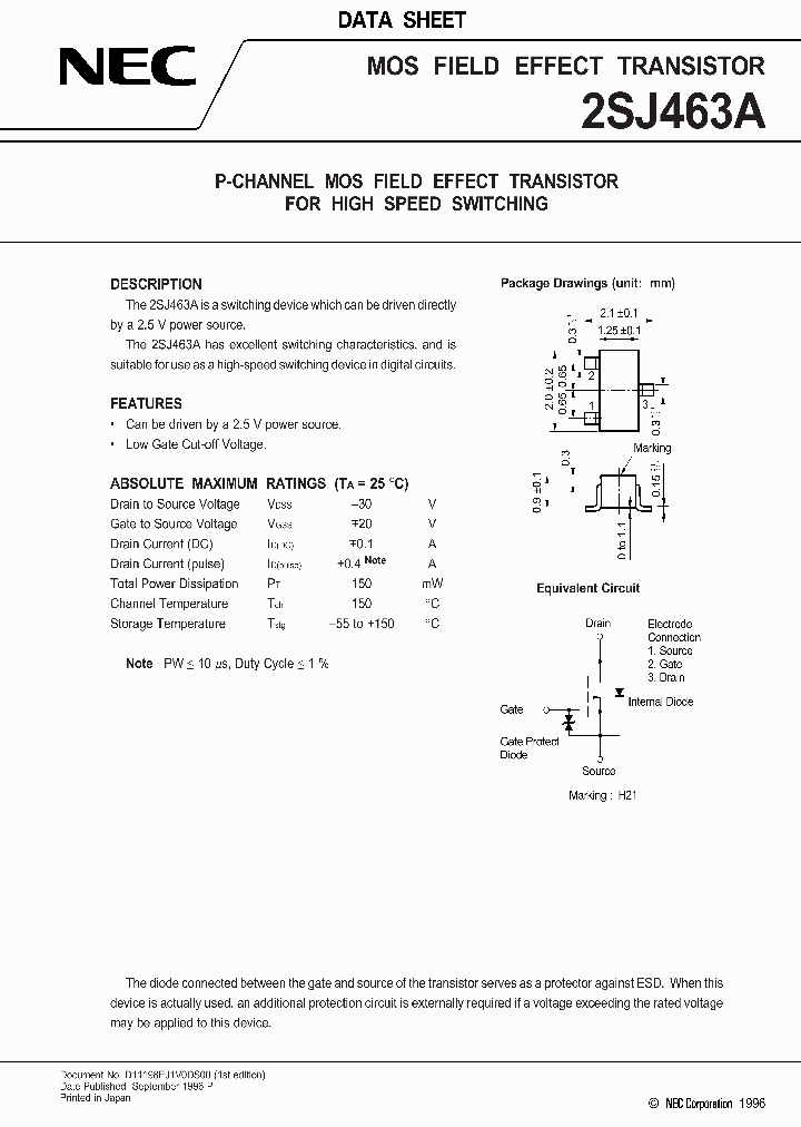 2SJ463_12877.PDF Datasheet