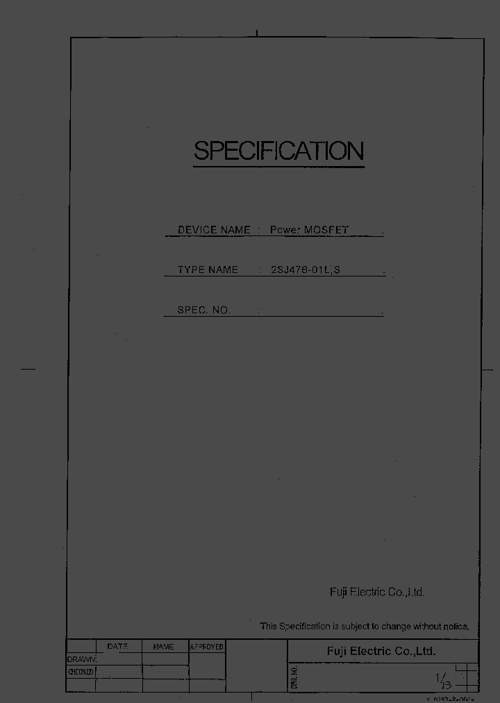 2SJ476-01L_12887.PDF Datasheet