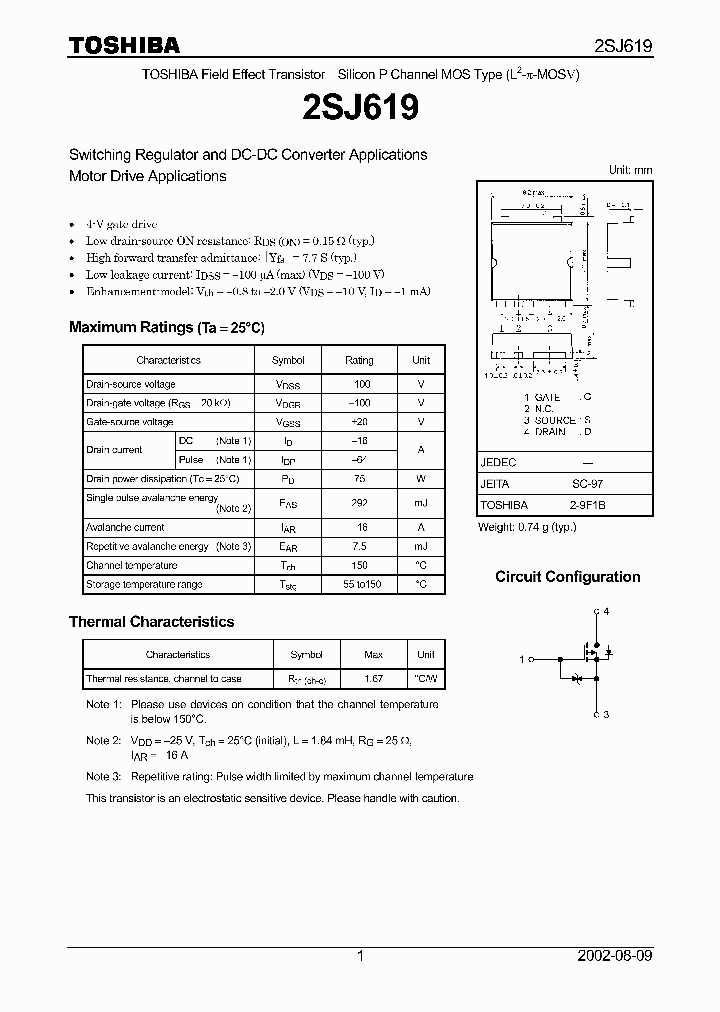 2SJ619_13012.PDF Datasheet