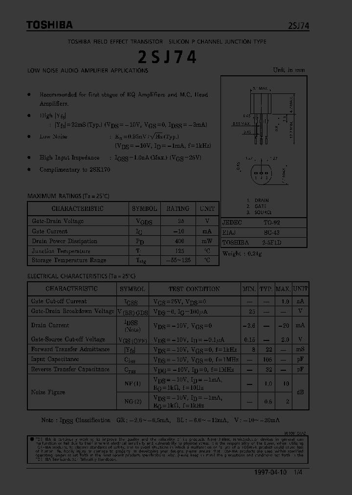 2SJ74_13018.PDF Datasheet