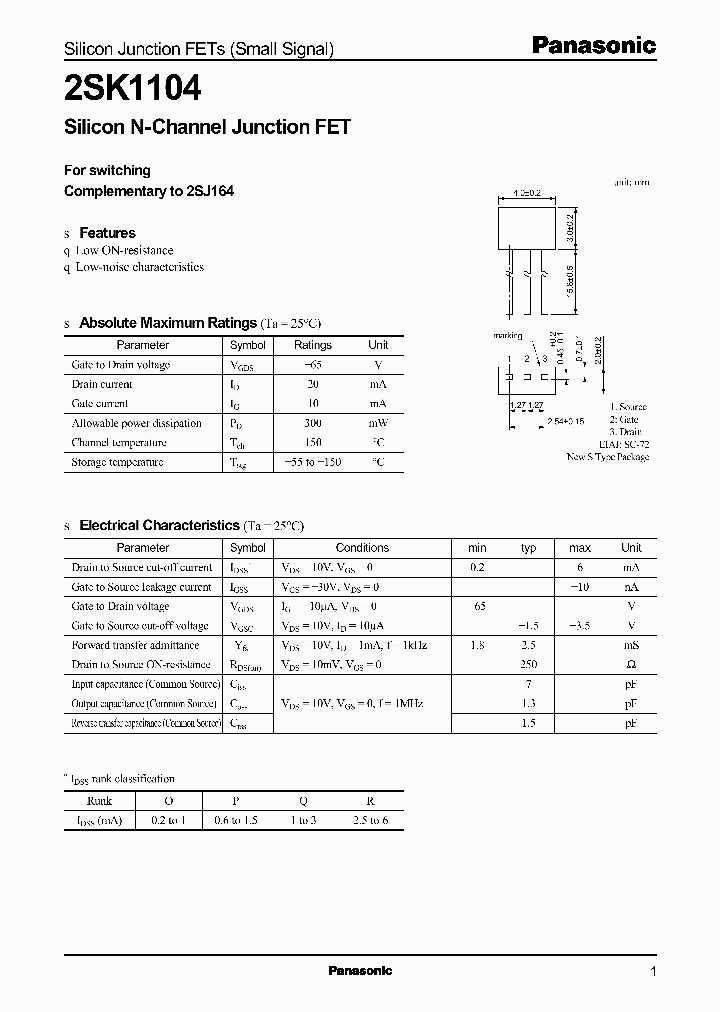 2SK1104_12411.PDF Datasheet