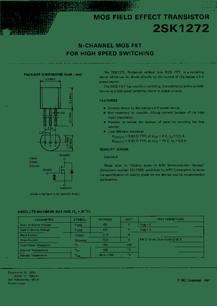 2SK1272_14623.PDF Datasheet
