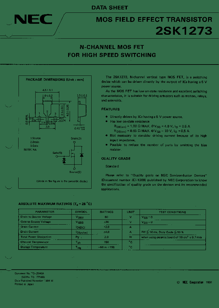 2SK1273_14624.PDF Datasheet