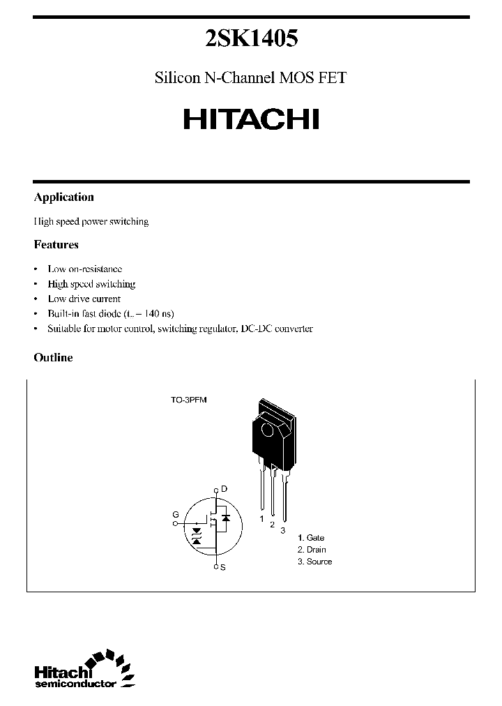 2SK1405_110333.PDF Datasheet