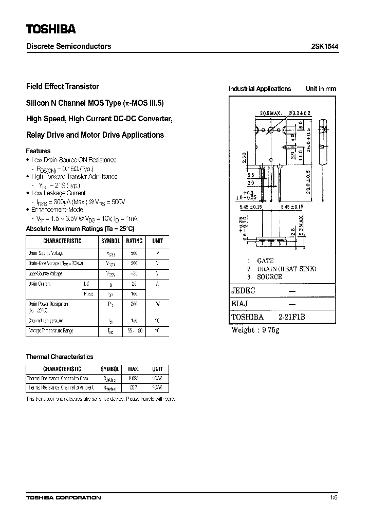 2SK1544_176801.PDF Datasheet