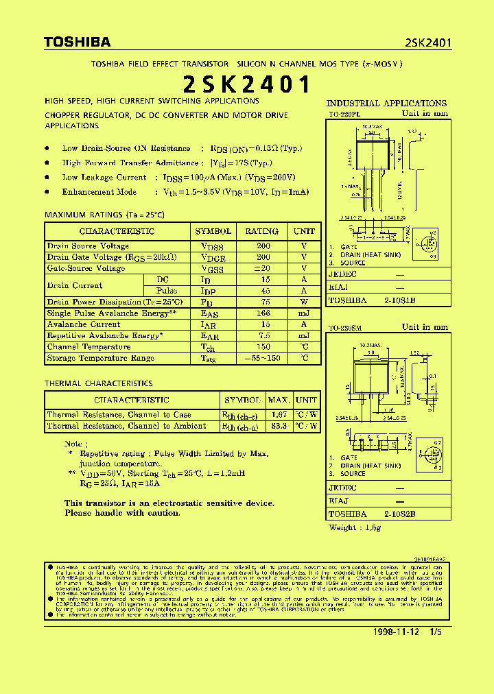 2SK2401_186363.PDF Datasheet