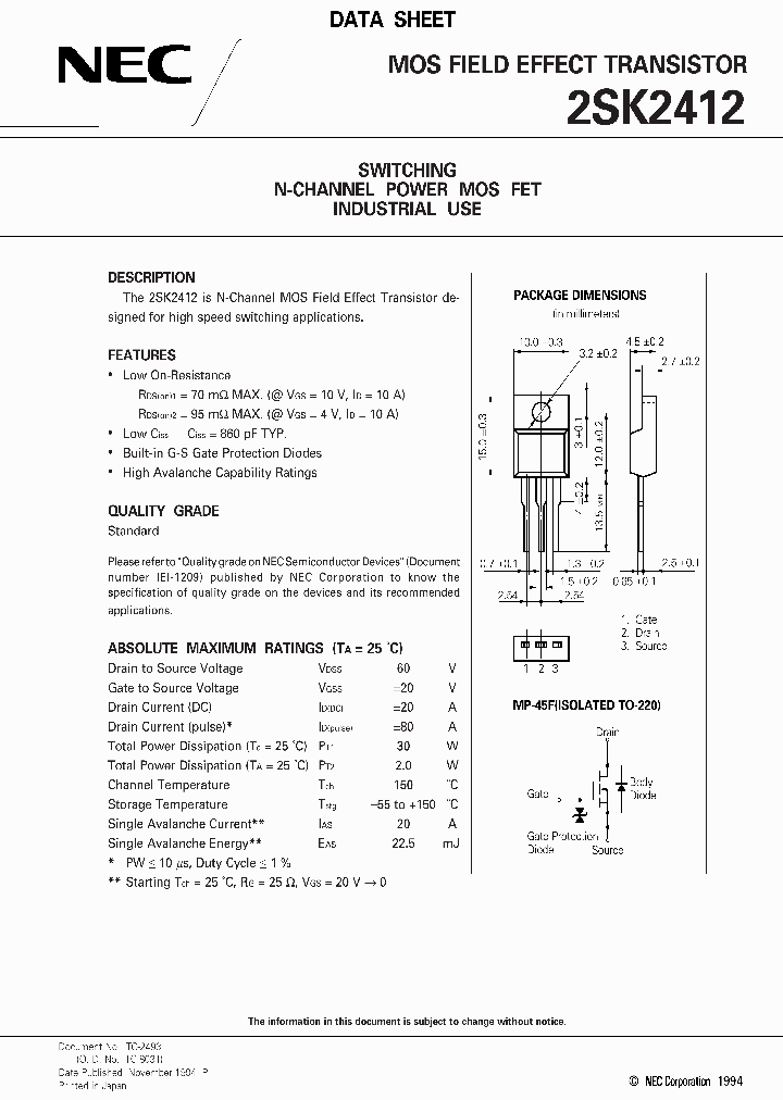 2SK2412_185215.PDF Datasheet