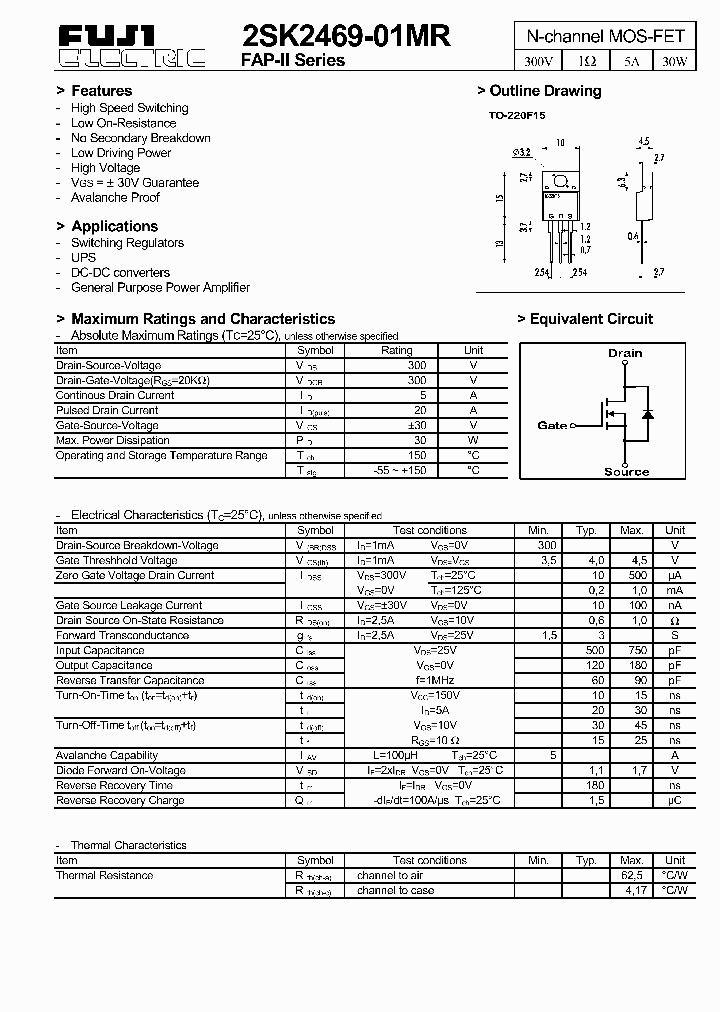 2SK2469-01MR_190794.PDF Datasheet