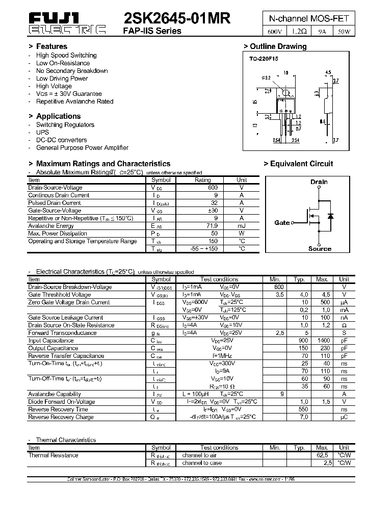 2SK2645_154153.PDF Datasheet